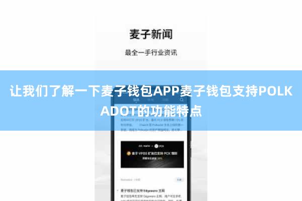 让我们了解一下麦子钱包APP麦子钱包支持POLKADOT的功能特点