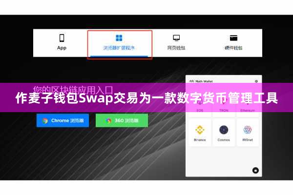 作麦子钱包Swap交易为一款数字货币管理工具